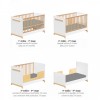 Casababy Palmer White Βρεφικό Κρεβάτι Μετατρεπόμενο Σε Προεφηβικό